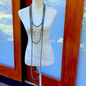 West & Co. Rondel Silver Necklace